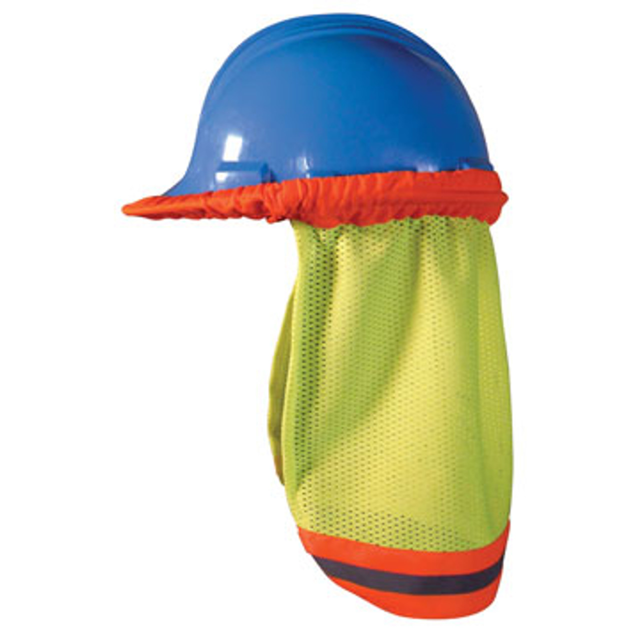 ERB-OK-5057009 High Visibility Mesh Hard Hat Shade - Yellow/Lime