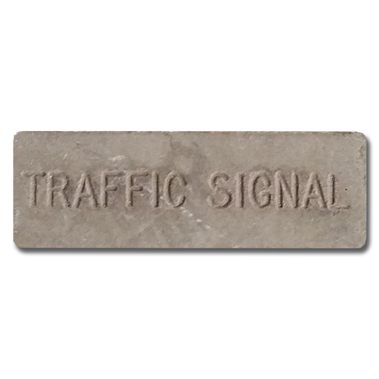 TRAFFIC SIGNAL Name Plate for Handhole Lid (MB GA STK TRAFFIC SIGNAL