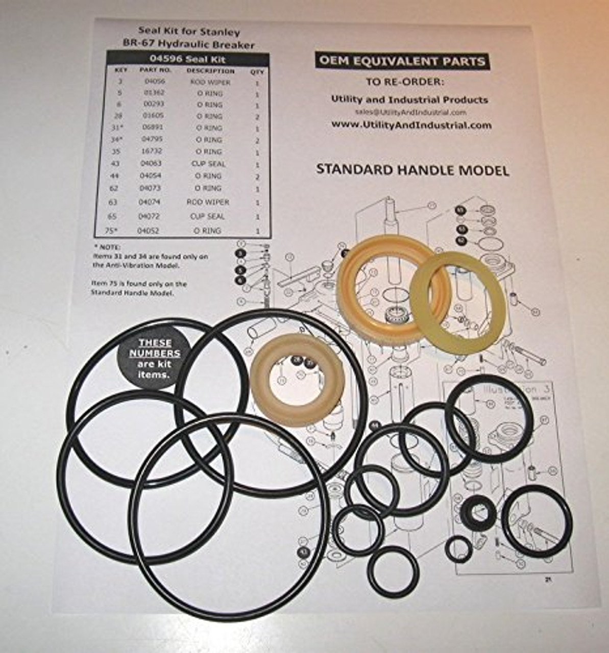 KIT DE JUNTAS-BR67/SD67 - SH-04596