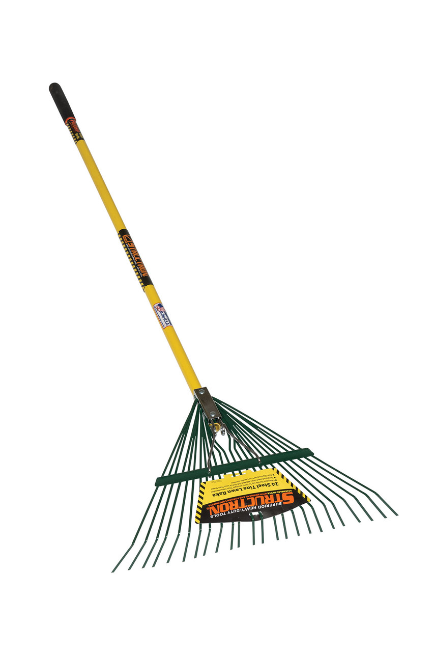 Structron Leaf Rake With Spring Brace, Fiberglass STSR22