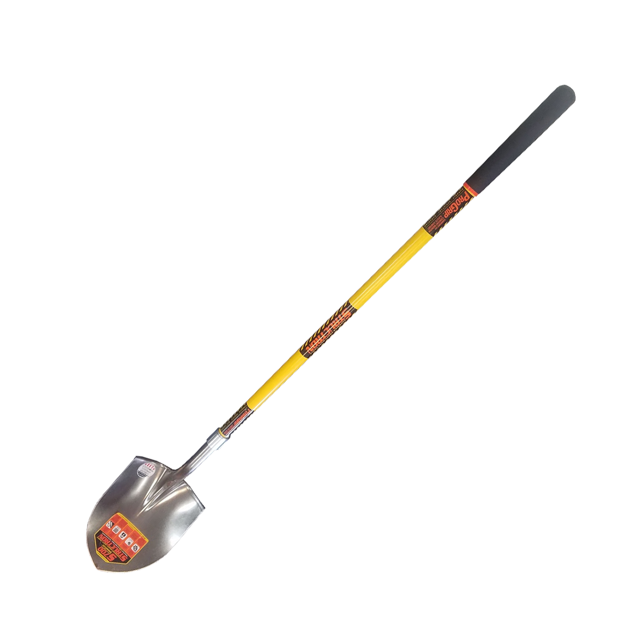 Round Point Fiberglass Handle Shovel