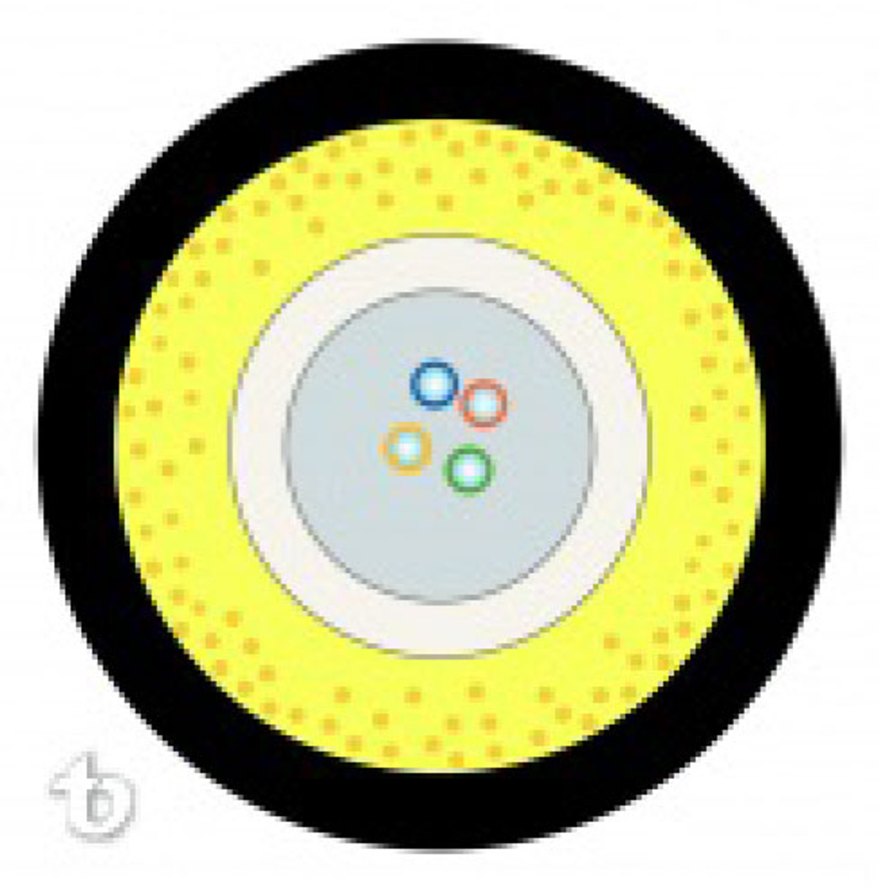 Fiber Optic Cable 12 Count Dielectric