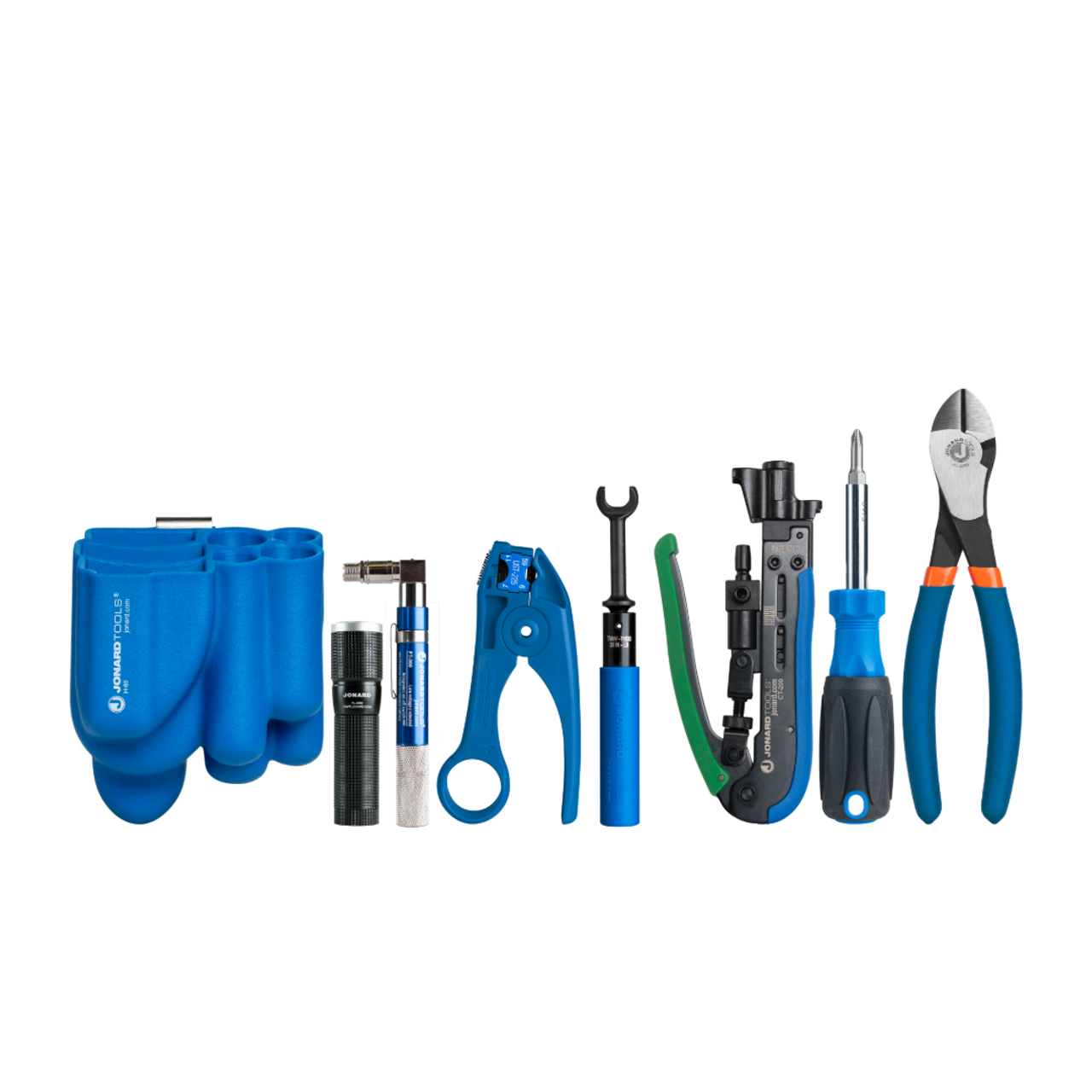 Jonard COAX Tool Kit with Universal Compression Tool for RG59/6/7/11 Cables (JN TK-85)