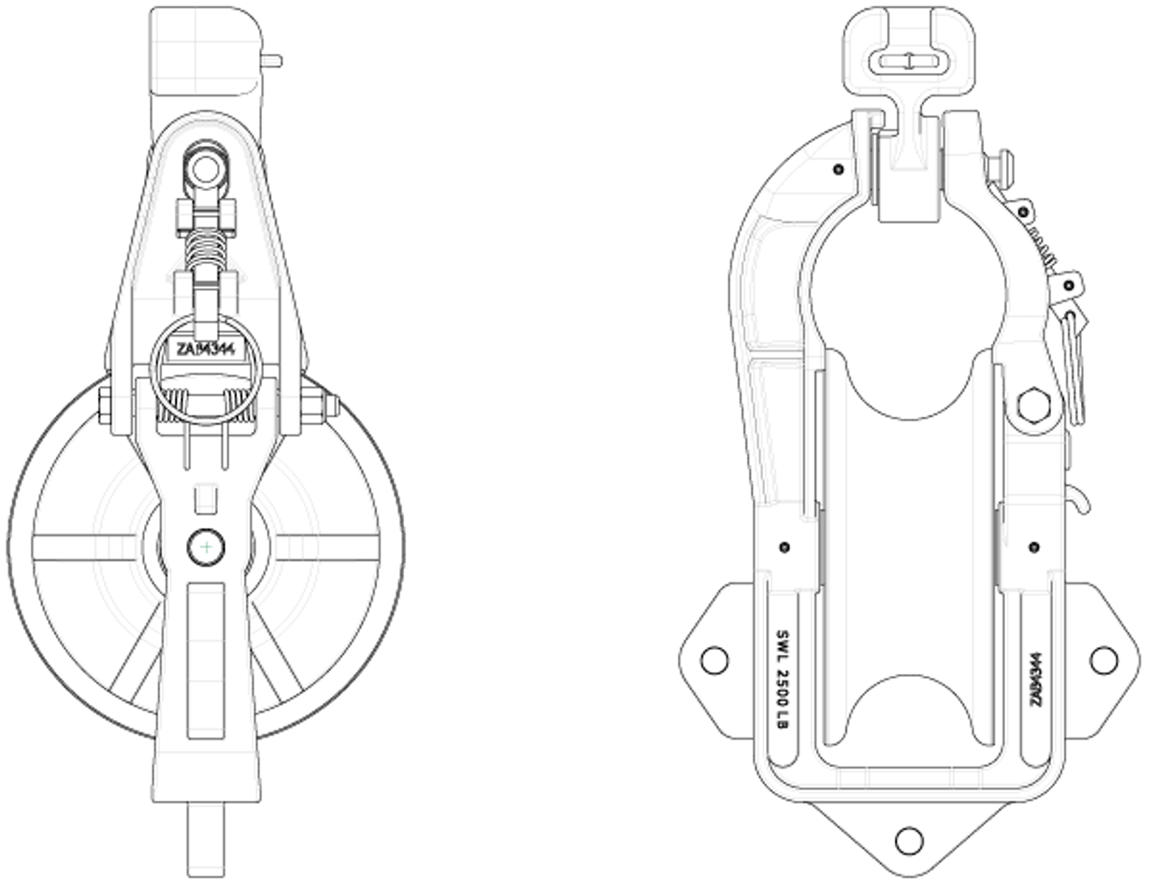 Slingco Stringing Block with Spring Gate