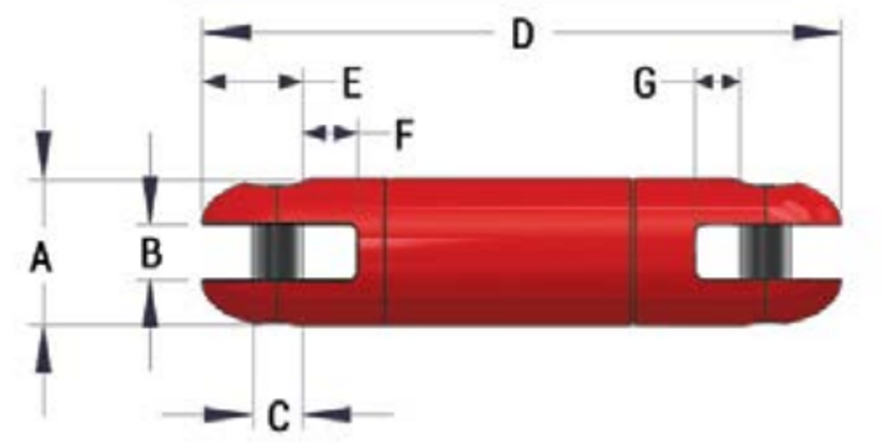 Clevis Type 2 Pullback Swivel - Series 00503-204 to 215 DCD Design