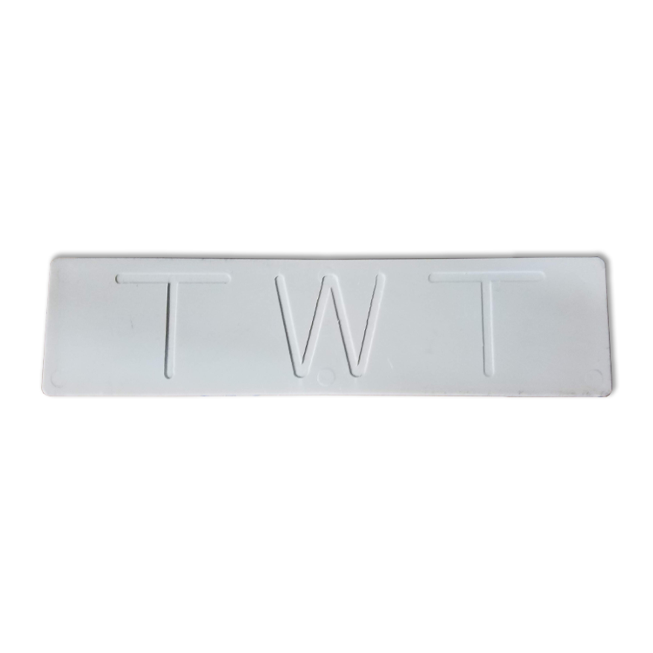TWT Name Plate for Handholes - MB GA STK TWT