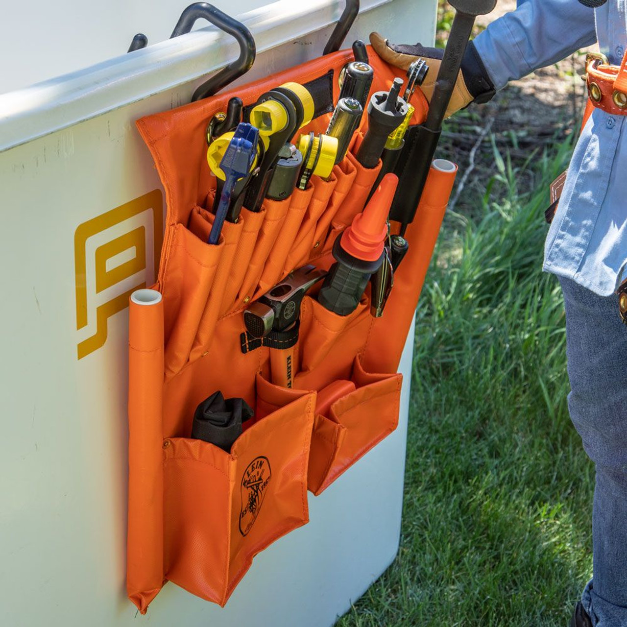Aerial Bucket Truck Tool Apron with Magnet at GUS