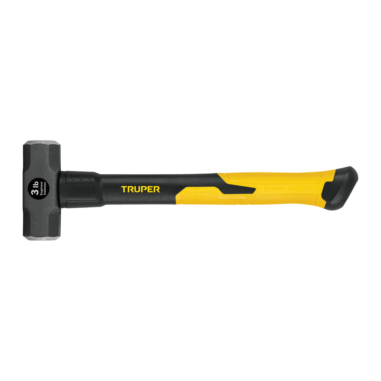 Truper 3 lb. Engineer Hammer, Ergo Fiberglass Handle MD-3F