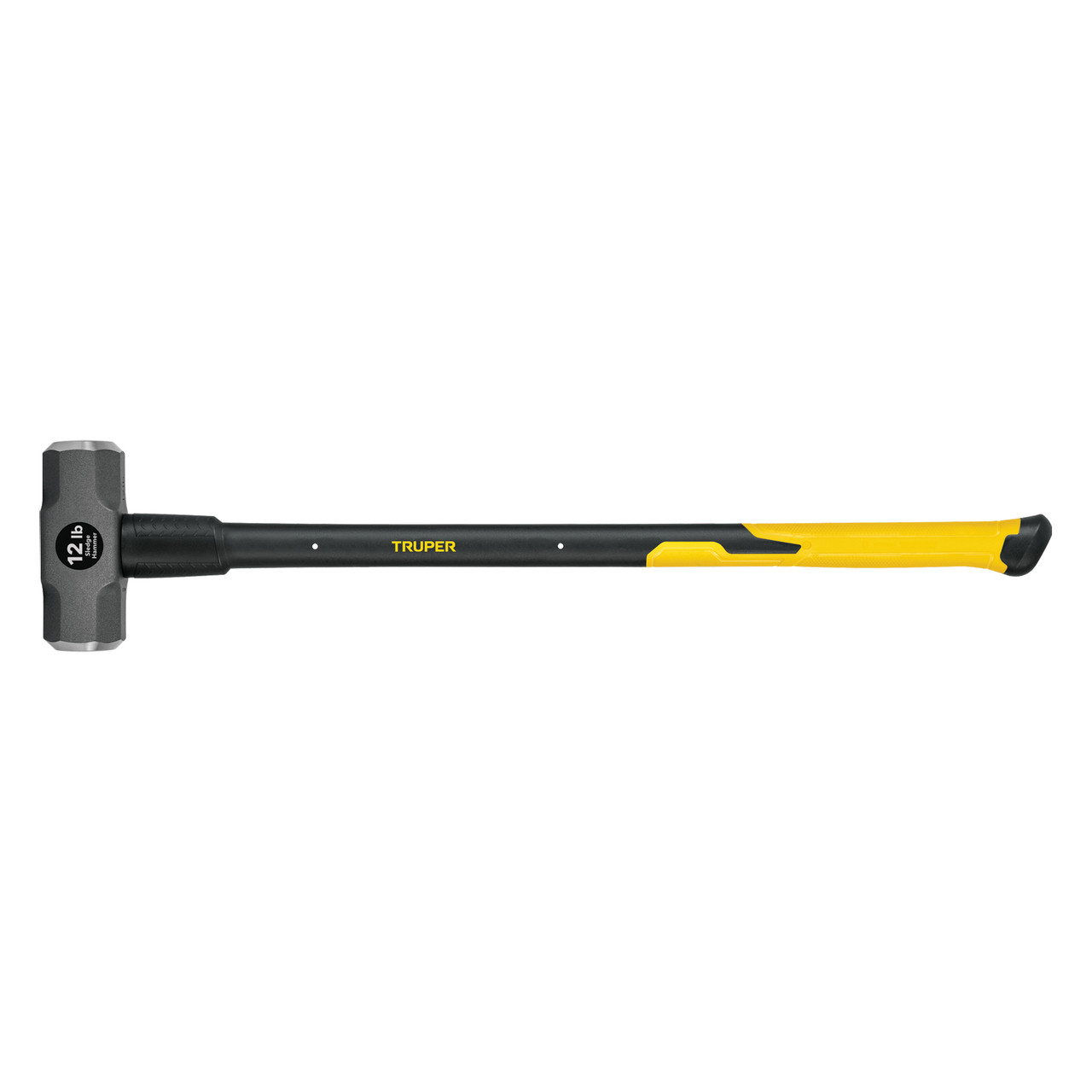 Truper 12 lb. Sledge Hammer, Ergo Fiberglass Handle MD-12F