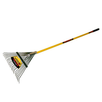 Leaf Rake With Spring Brace, Fiberglass- Get at GUS!