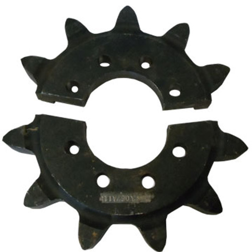 DW141-589 11 Tooth Split Head Shaft Drive Sprocket for RT70, RT90 and RT115 with H911 Attachment 3.067" Chain