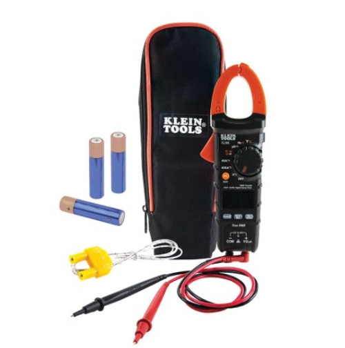 Digital Electrical Tester, AC/DC Clamp Meter, Auto-Ranging, 400 Amp