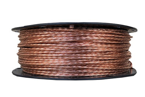 6 AWG Solid Black PE Jacket Copper Ground Wire - Millennium