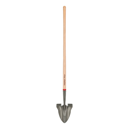 Truper Round Point Floral Shovel, Wood Handle, Midsize Steps EZ