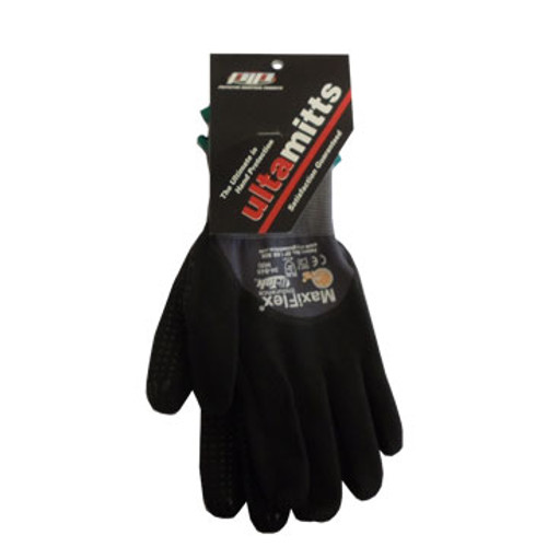 GL 34-845-M Glove, Nitrile Dotted Palm Micro-Foam Nitri