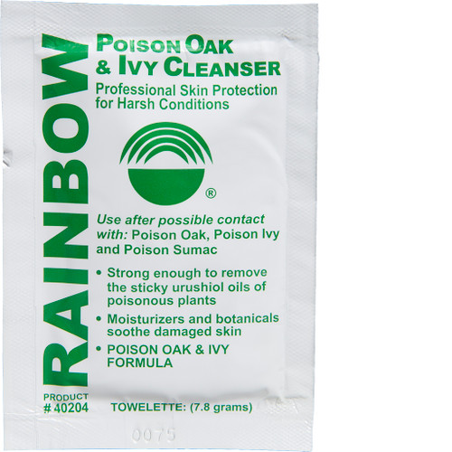 Rainbow Technologies Poison Oak & Ivy Cleanser Wipe - Bag of 12
