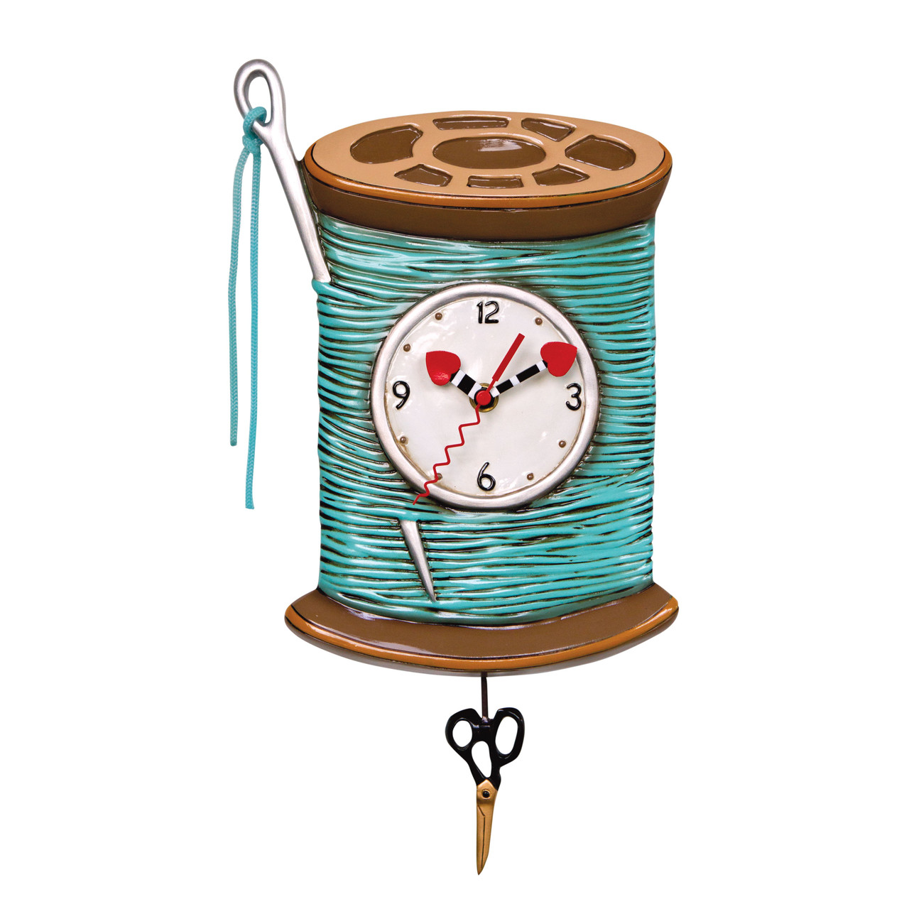 Clock With Needle NEEDLE & THREAD CLOCK