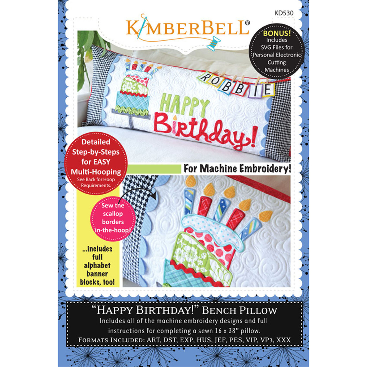 HAPPY BIRTHDAY embroidery CD