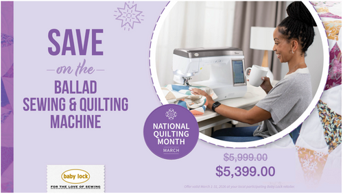 BALLAD NATIONAL QUILT MONTH