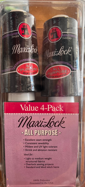 MAXI-LOCK Black *Value 4-Pack