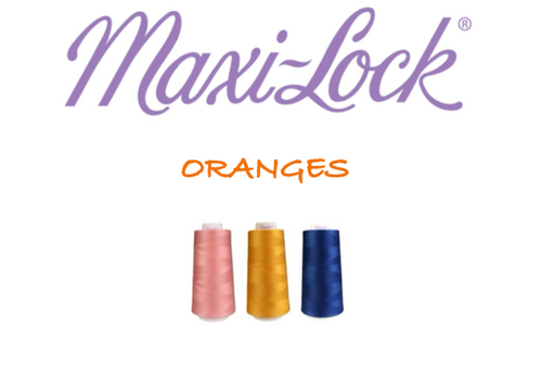 Maxi-Lock Serger Thread - ORANGES