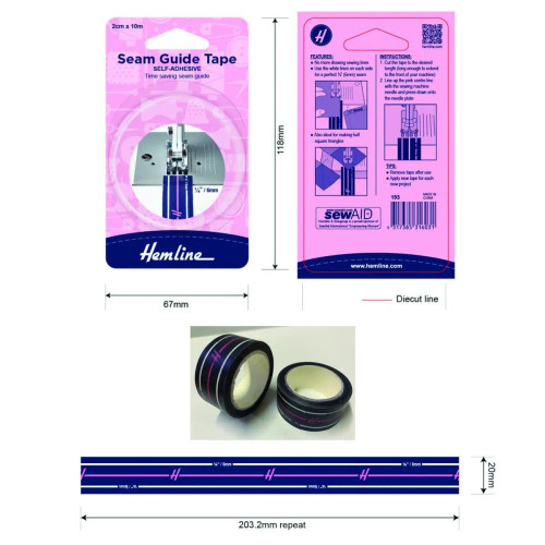 SEAM GUIDE TAPE *self adhesive