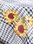 Sun Flower Embroidered Tea Cloth