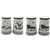 2 HOLIDAY SALT/PEPPER SHAKERS

49031