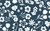 FLORAL NAVY *USB Holder