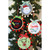 WHIMSICAL CHRISTMAS ORNAMENTS, Happy Hoop Decor, Vol 1