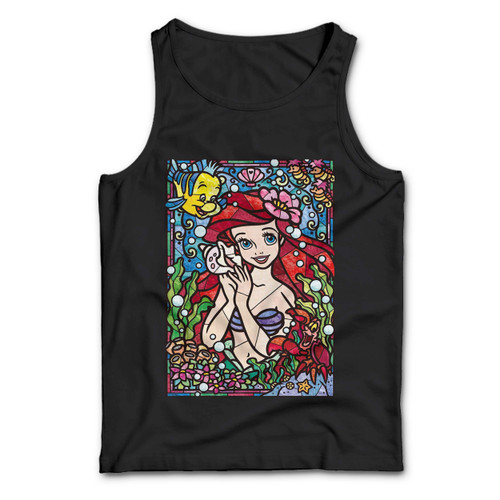 Little Mermaid Mozaic Man Tank top