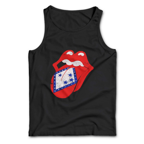 State Tongue Man Tank top