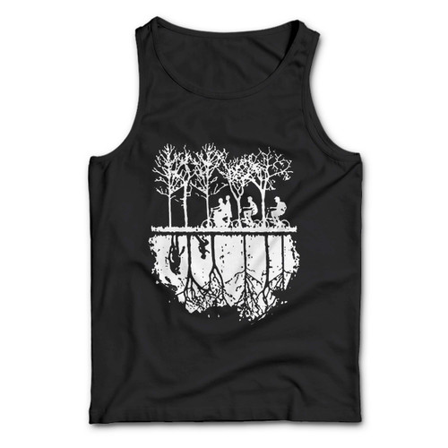 Stranger Things Silhouette Bike Man Tank top