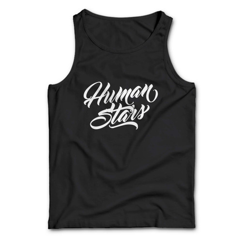 Typography Human Stars Man Tank top