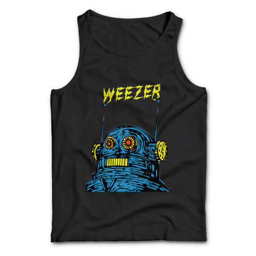 Weezer Cover Monster Art Man Tank top