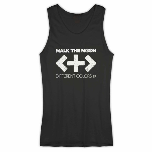 Walk The Moon Different Colors Logo Black And White Woman Tank top