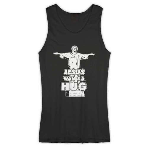 Wanna Jesus Wants A Hug Woman Tank top