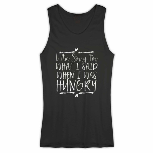 When I Was Hungry Quote Woman Tank top