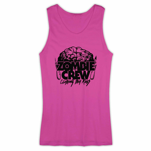 Zombie Crew Brain Clothing Woman Tank top