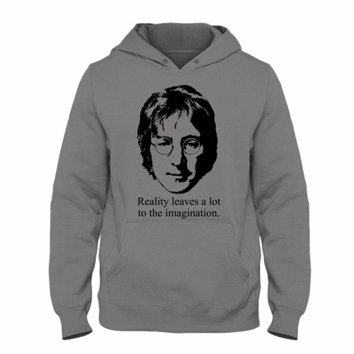 John Lennon Quote Reality Leaves Unisex Hoodie