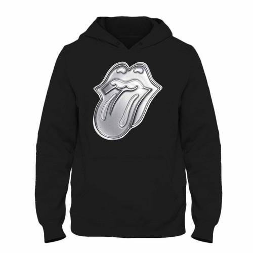 The Rolling Stones Logo Silver Eight Unisex Hoodie