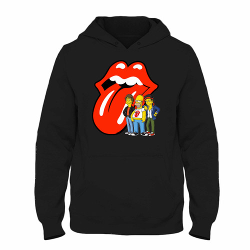 The Rolling Stones Logo The Simpsons Crew Unisex Hoodie