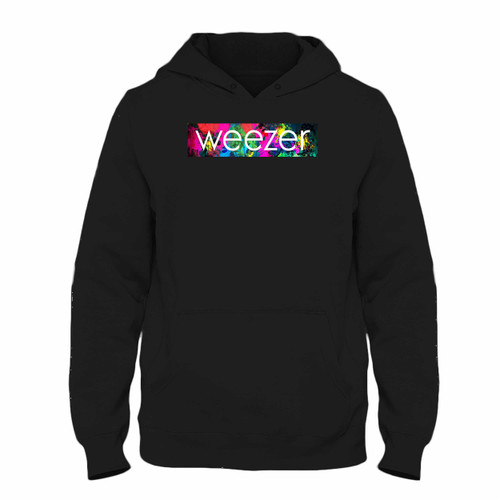 Weezer Title With Background Fan Art Unisex Hoodie