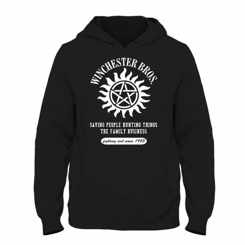 Winchester Brothers Supernatural Sam Dean Bobby Hunting Unisex Hoodie