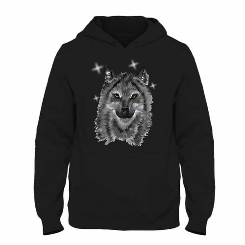 Wolf Skull Vectorized Unisex Hoodie