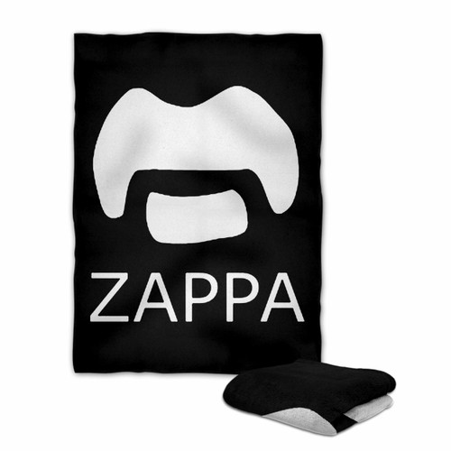 Frank Zappa Mustache Logo Blanket
