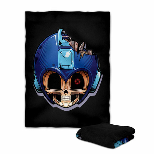 Megaman Skull Head Blanket