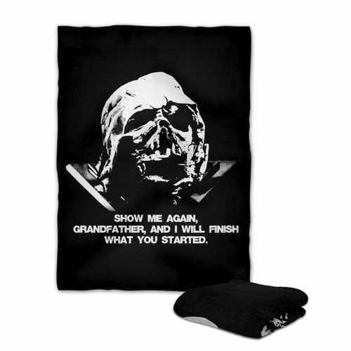 Star Wars The Force Awakens Show Me Again Grandfather Blanket
