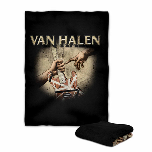 Van Hallen Choose Album Cover Music Blanket