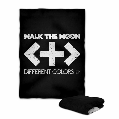 Walk The Moon Different Colors Logo Black And White Blanket